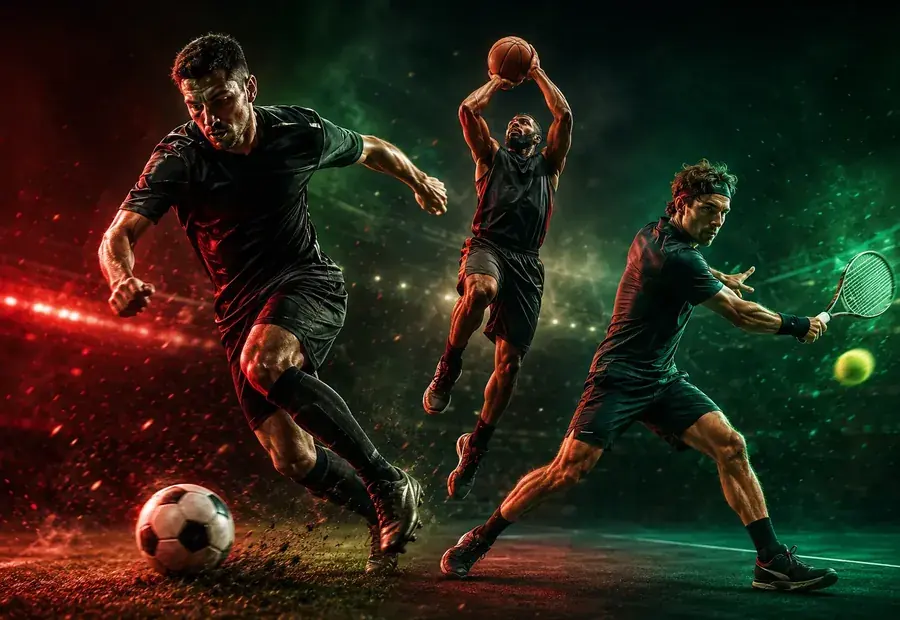 Composite of SportyBet markets across football, basketball and tennis
